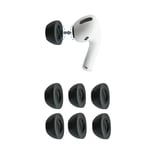 OMPLY Foam 2.0 Earbud Tips for Comfortable, Noise-Canceling Earphones That Click On, and Stay Put (Medium, 3 Pairs)