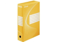 Esselte Boxy arkivlåda 80 mm bred gul (10K029M)