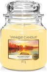 Yankee Candle Candle, Autumn Sunset, Medium Jar Candle