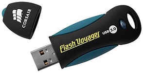 Corsair 128GB USB 3.0 High Speed Flash Drive, Black, Blue