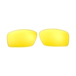 Walleva Yellow Non-Polarized Replacement Lenses For Oakley Square Wire II