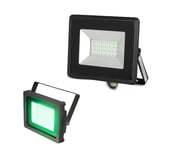 LED-valonheitin LED/20W/230V IP65 vihreä valo