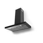 Award T Model Rangehood 90cm 780m3/h max. extraction Black Steel with Push Button Control