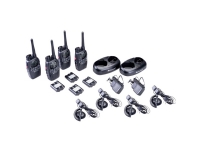 Midland Midland Midland G7 Pro 4er Kofferset, PMR446 2x Doppelstandlader, 4x MA24-L Headsets C1090.19 PMR-walkie-talkie Set med 4 st.