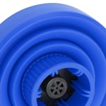 (Blue)Collapsible Hair Dryer Diffuser Travel Folding Hair Blow Dryer GFL