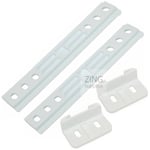 New World Integrated Fridge Freezer Sliding Door Slide & Guide Rail x 2 Sets