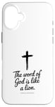 Cadeau Charles Spurgeon The Word of God Lion pour homme, femme et enfant Coque pour iPhone 16 Plus