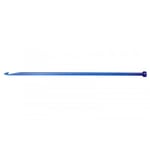 KnitPro Trendz Enkel heklenål i akryl 30 cm 6,50 mm blå for tunisisk h