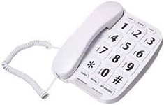 Big button phone flashes handsfree elderly landline