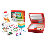 Osmo - Little Genius Starter Kit for iPad (Preschool Ages) and Grab & Go Large Storage Case for iPad Bundle (Amazon Exclusive) iPad Base Included