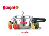 6 Litre Pressure Cooker Aluminium 6L Kitchen Catering Home Cookware DUEL Handle