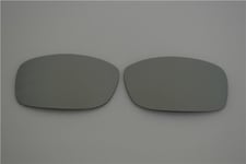 NEW POLARIZED REPLACEMNT SILVER ICE LENS FOR OAKLEY SLIVER STEALTH SUNGLASSES