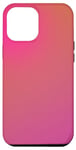 Coque pour iPhone 12 Pro Max Esthétique Aura Mignon Dégradé Ros Et Orange