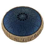 Meinl Percussion Medium Octav Steel Tongue Drum, C Minor, Navy Blue, MOSTD2NB