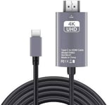 Câble adaptateur USB-C 3.1 vers HDMI 4K MHL 2 m,JL469