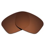 Hawkry Polarized Replacement Lenses for-Oakley Sliver Sunglass Bronze Brown