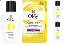 Olay Complete Light Weight Daily Fluid For Normal/Oily SPF15 100ml / Pack Of 3