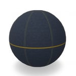 Ergonomisk balansboll Office Ballz - Götessons, Storlek Ø - 65 cm, Tygfärg och Blixtlåsfärg Slope 256 Ocean 22 - Senapsgul