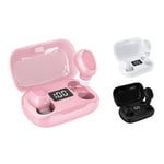 Wireless Earbuds Sport Headphone With Charging Case Earphones Earbuds Pink Color