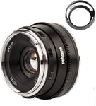 Pergear 25mm F1.8 Manual Focus Fixed Lens for Nikon Z-mount Cameras Z6 Z7 Z50 with Lens Hood & Lens Air Blower