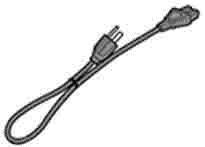 Hp - Strömkabel - Bs 1363 (Hane) Till Power Iec 60320 C7 - 0.5 M - Svart - Mellanöstern, Europa - För Deskjet F4210, F4213, F4224, F4230, F4250, F4273, F4274, F4275, F4283, F4288, F4292, F4293