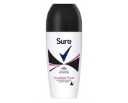 Sure Women Roll On Invisible Pure Anti-Perspirant 48Hrs Dry Protection, 50ml