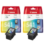 2x Original Canon CL541 Colour Ink Cartridges For PIXMA MX375 Inkjet Printer