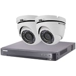 Kit video surveillance Turbo hd Hikvision 2 caméras dôme