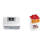 Canon Selphy CP1000 Photo Printer & Paper for SELPHY CP1500 - RP-108 Genuine Ink + Paper Set (100 x 148mm) 108 Sheets, also compatible with CP1300, CP1200