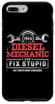iPhone 7 Plus/8 Plus Diesel Mechanic Cant Fix Stupid Automotive Repair Work Graph Case