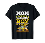 Mom of the Birthday Boy Construction Birthday Party Hard Hat T-Shirt