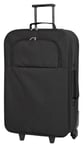 Simple Value by Argos Medium 2 Wheel Soft Suitcase - Black