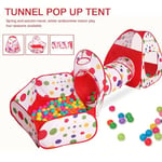 AUCUNE Tente de Jeu pour Enfants Bébé Piscine à boules avec Tunnel 3 pièce des enfants Maison Jouet - BOH