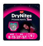 Huggies DryNites Pyjama Bed Wetting Pants Girl 8-15 Years - 9 Pants