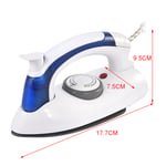 Portable Foldable Folding Compact Handheld Steam Travel Iron Temperature