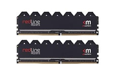 MUSHKIN Memoria 32GB DDR4-2666 KIT, 2 X 16GB MRC4U266GHHF16GX2, Redline