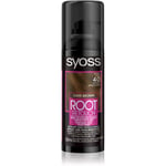 Syoss Root Retoucher Touch-up hårfarve til rødder på spray Skygge Dark Brown 120 ml