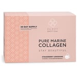 Plent Pure Marine Collagen Strawberry Lemonade 30 x 5 gr - 1 Pakke