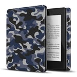 TNP Case for Kindle Paperwhite 10th Gen / 10 Generation 2018 Release - Slim Light Smart Cover Sleeve with Auto Sleep Wake Compatible with Amazon Kindle Paperwhite 2019 2020 Version (Camouflage Gray)