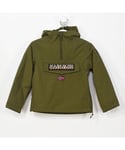 Napapijri Boys Boy's long-sleeved hooded jacket N0YGY9 - Green - Size 8Y