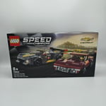 LEGO 76903 Speed Champions Chevrolet Corvette C8.R and 1968 Corvette Set