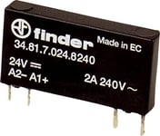 Finder Solid-State Tryckrelä, Serie 34 34.81.7.024.8240 Lastström 2 A Kopplingsspänning 230 V/Ac (34.81.7.024.8240)