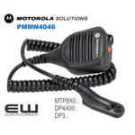 Motorola PMMN4046 Monofon til DP4000-serien (Impres - Nødknapp - Volumkontroll - Programmerbar knapp (MTP8X0S, DP4X00..)
