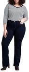 Levi's Women's Plus Size 315 Shaping Bootcut Jeans, Darkest Sky, 20 L