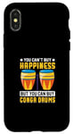 iPhone X/XS You cant buy happiness but you can buy conga drums Case
