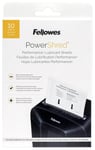 Fellowes Paper Shredder Oil Lubricant Sheets - Pack of 10