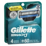 {gillette Mach3} Cartridges 4 4 Each By Gillette