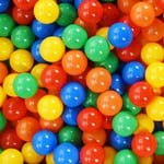 Lekbollar 1000 st flerfärgad