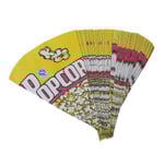 100x Popcornpåsar Papperspåsar Mandel Popcorn S