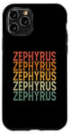 Coque pour iPhone 11 Pro Retro Sur Mesure Prénom Nom Zephyrus